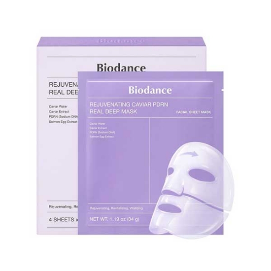 ماسک ورقه ای جوانساز خاویار بایودنس بسته 1عددی