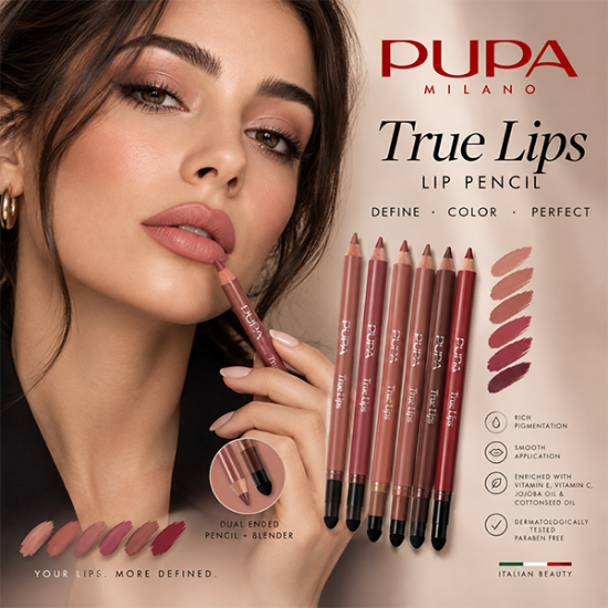 مداد لب پوپا مدل True Lips