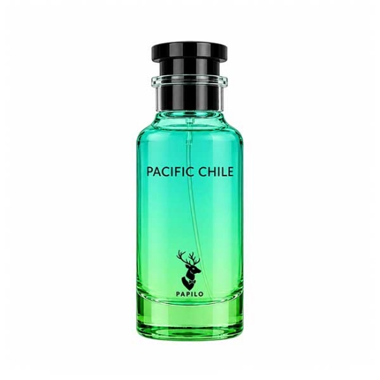 ادوپرفیوم مردانه پاپیلو مدل PACIFIC CHILE با رایحه لویی ویتون پسفیک چیل حجم 100 میلی لیتر