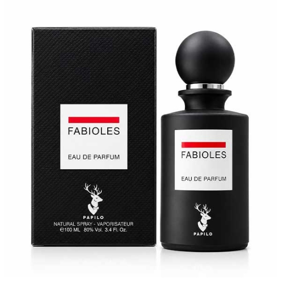 ادوپرفیوم مردانه پاپیلو مدل FABIOLES با رایحه (فاکینگ فبیلس تام فورد) حجم 100 میلی لیتر